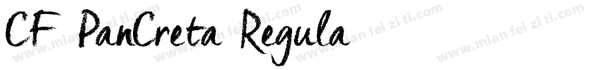 CF PanCreta Regula字体转换